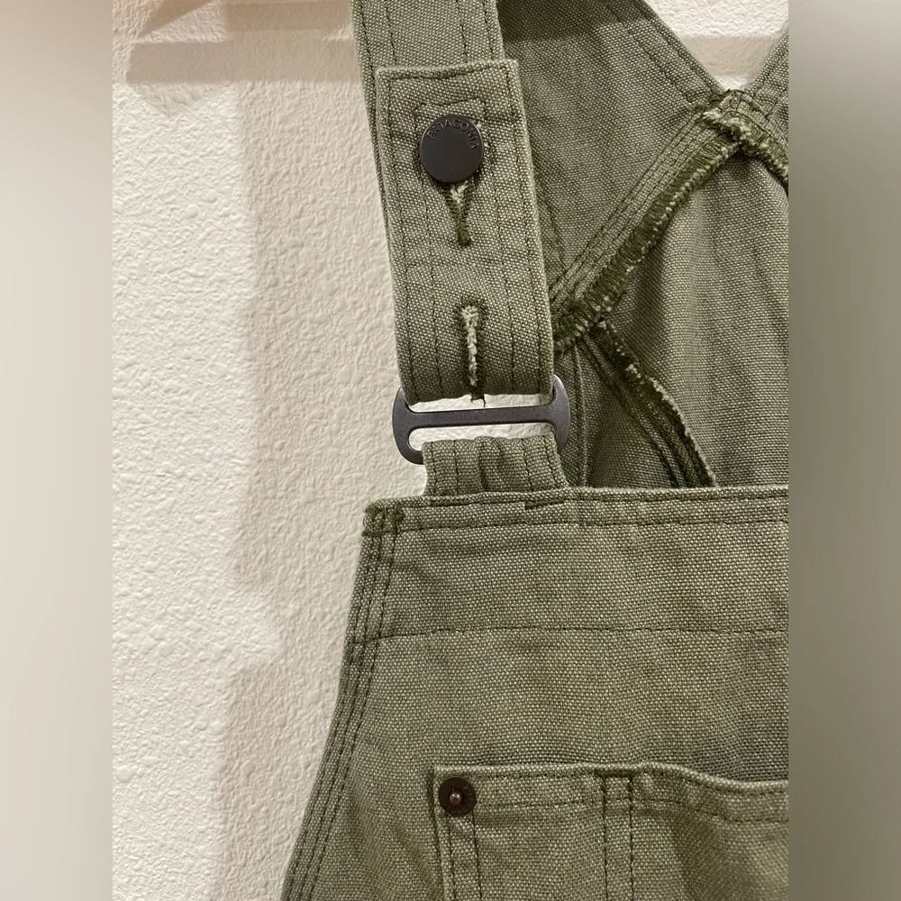 Patagonia Women's Point Reyes Canvas Overalls Basin Green Size Small - Picture 6 of 15